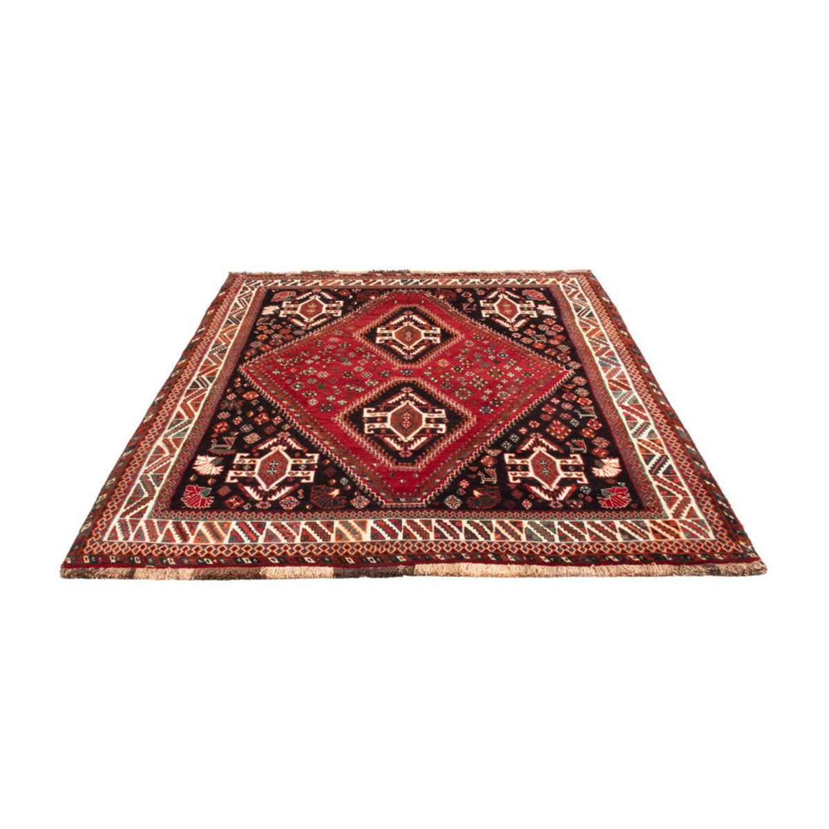 Perser Rug - Nomadic - 247 x 160 cm - red