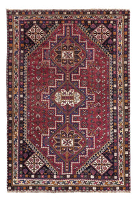Perser Rug - Nomadic - 254 x 180 cm - dark red