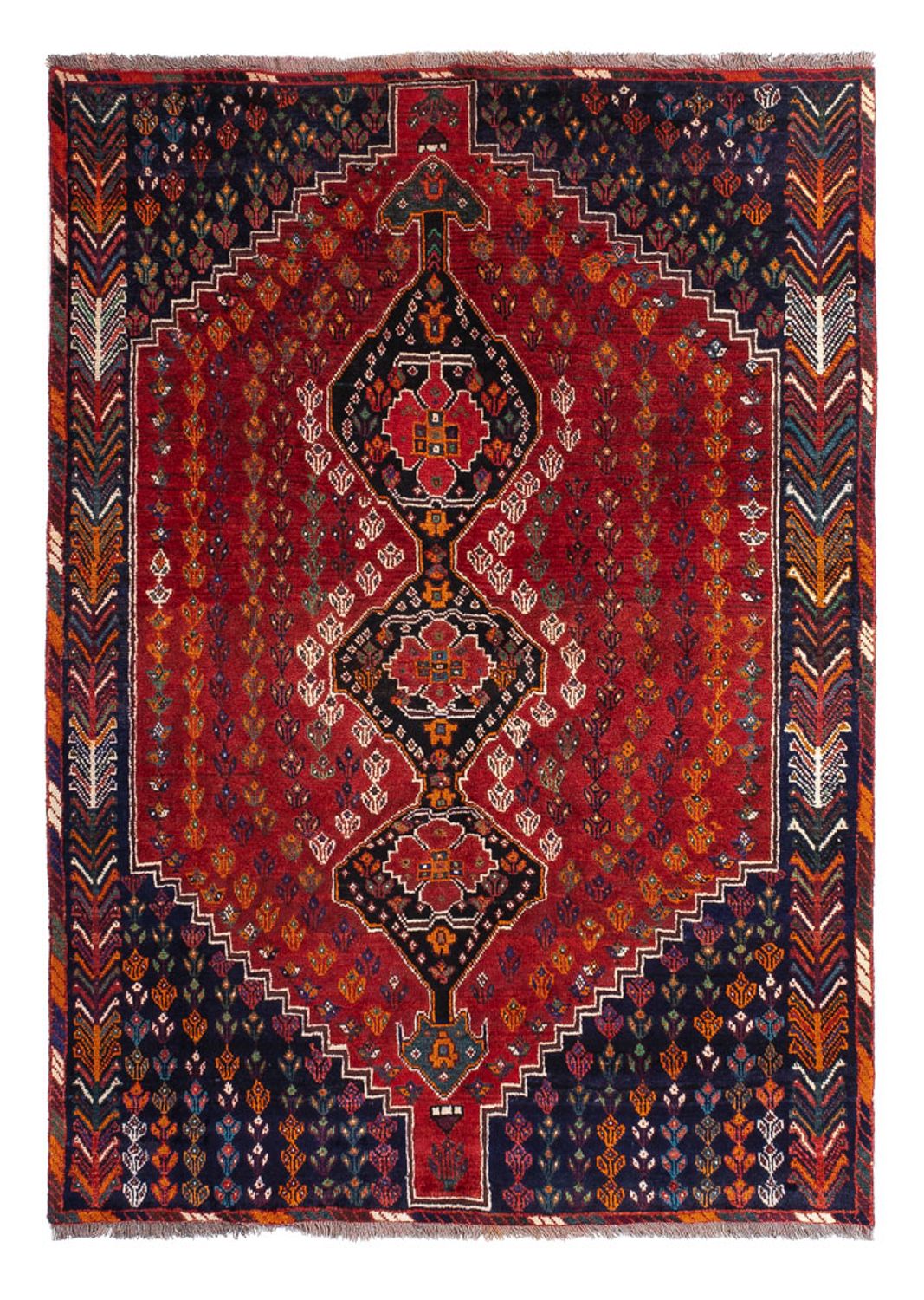 Perser Rug - Nomadic - 211 x 155 cm - red