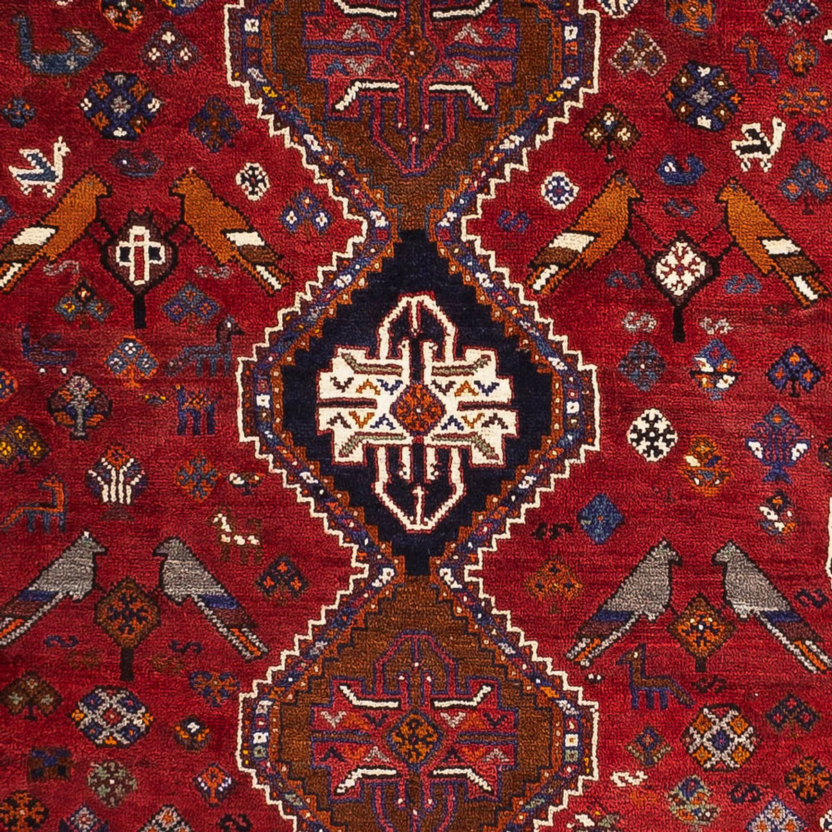 Perser Rug - Nomadic - 259 x 162 cm - red