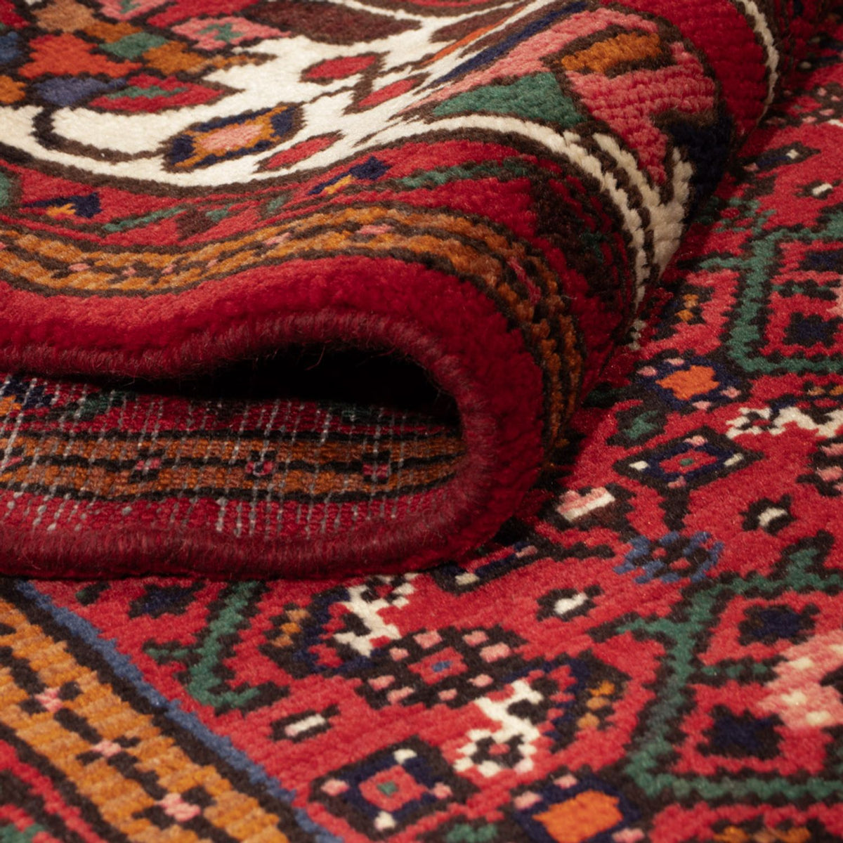 Perser Rug - Nomadic - 318 x 210 cm - dark red