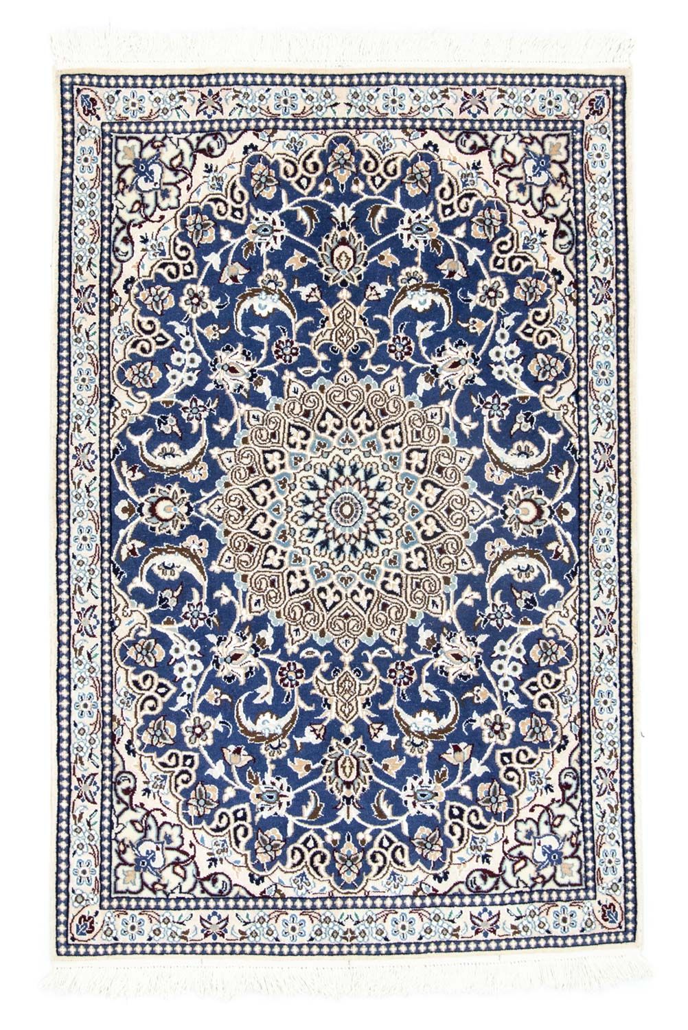 Perser Rug - Nain - 135 x 89 cm - blue