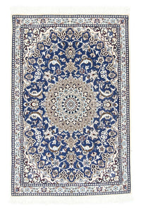 Perser Rug - Nain - 135 x 89 cm - blue
