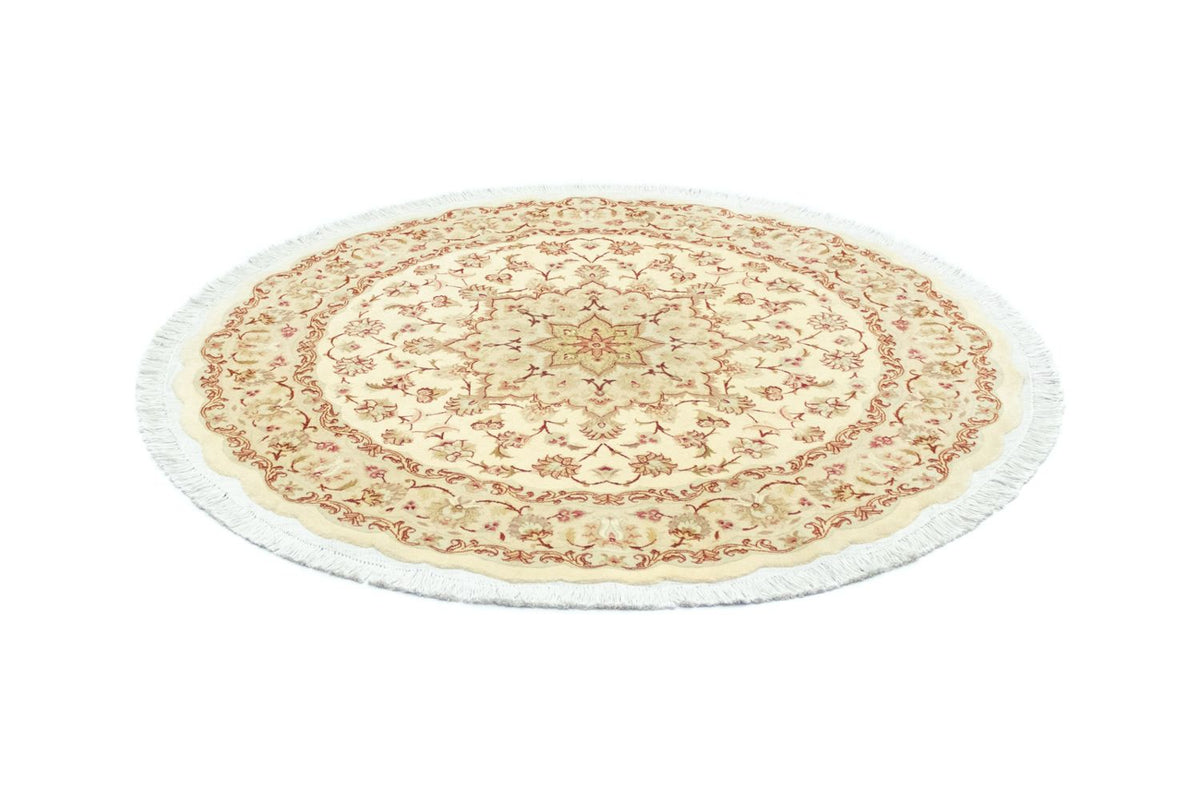Perser Rug - Tabriz - Premium round  - 148 x 148 cm - beige