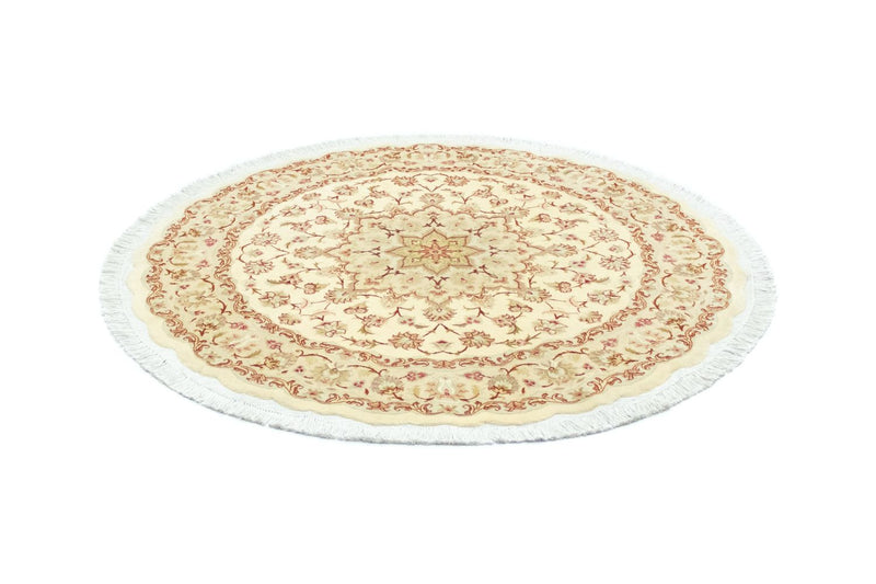 Perser Rug - Tabriz - Premium round  - 148 x 148 cm - beige