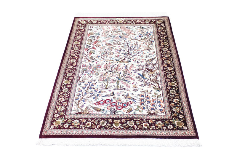 Silk Rug - Ghom Silk - Premium - 123 x 80 cm - beige