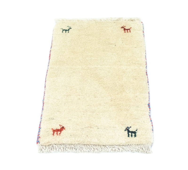 Gabbeh Rug - Perser - 60 x 40 cm - beige