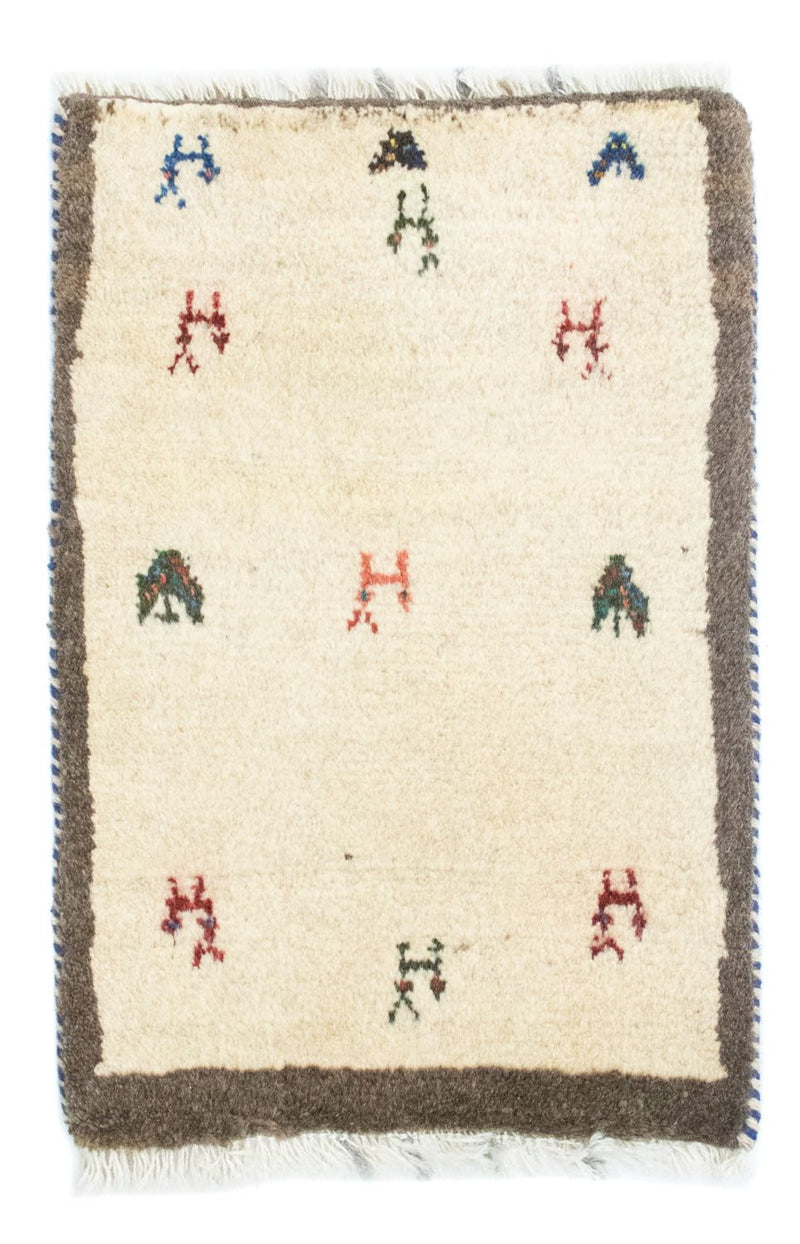 Persian Gabbeh Rug 60x40cm - Perserteppich Wollteppich
