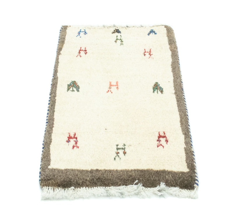 Persian Gabbeh Rug 60x40cm - Perserteppich Wollteppich