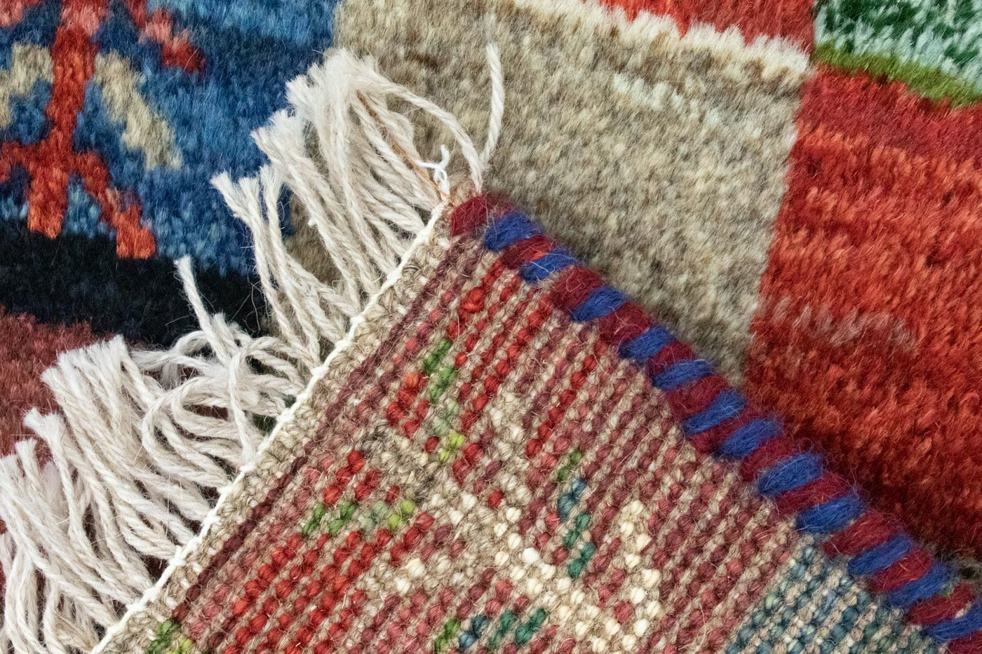 Persian Gabbeh Rug 60x40cm - Perserteppich Wollteppich