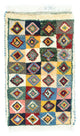 Persian Gabbeh Rug 60x40cm - Perserteppich Wollteppich