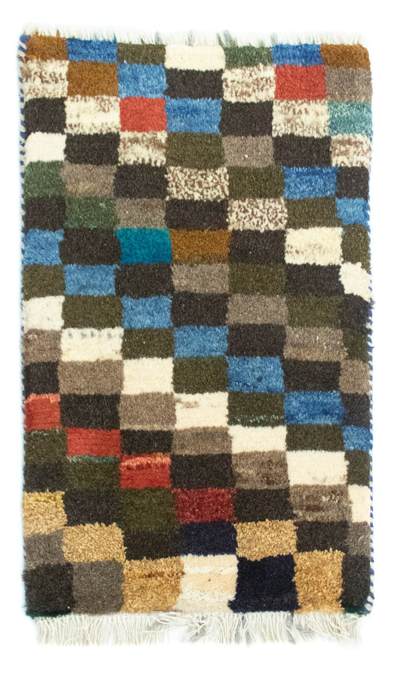 Persian Gabbeh Rug 60x40cm - Perserteppich Wollteppich