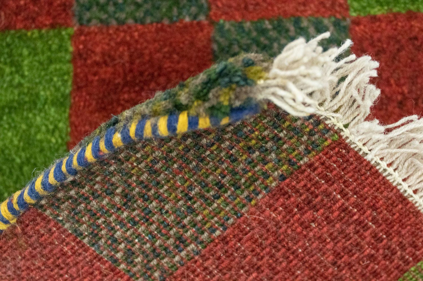 Persian Gabbeh Rug 60x40cm - Perserteppich Wollteppich