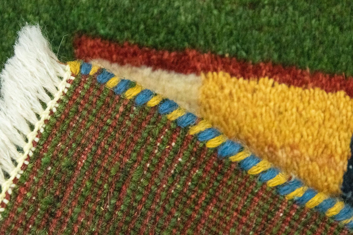 Persian Gabbeh Rug 60x40cm - Perserteppich Wollteppich