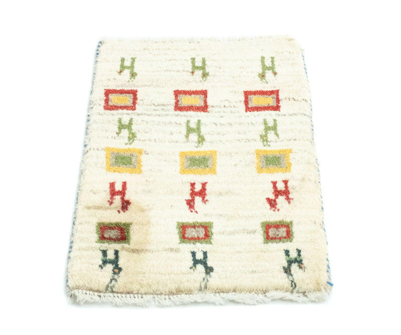 Persian Gabbeh Rug 60x40cm - Perserteppich Wollteppich