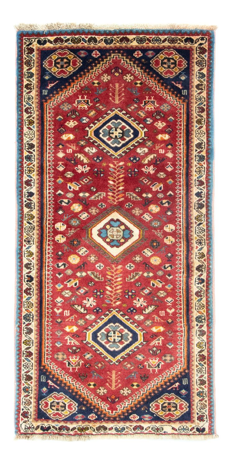 Perser Rug - Nomadic - 148 x 73 cm - red