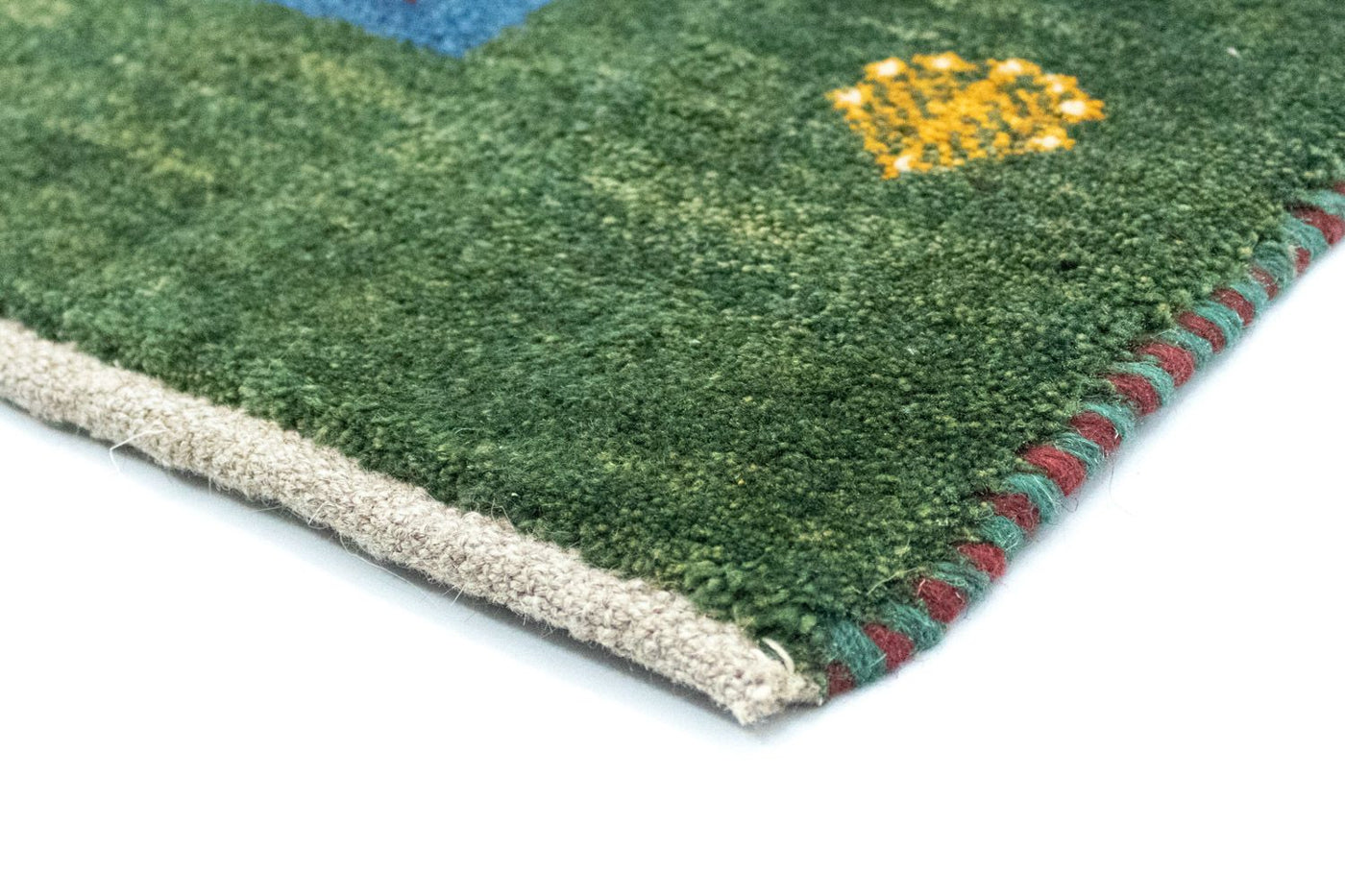 Gabbeh Persian Rug 128x92cm - Perserteppich Wollteppich