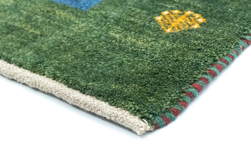 Gabbeh Rug - Perser - 128 x 92 cm - green
