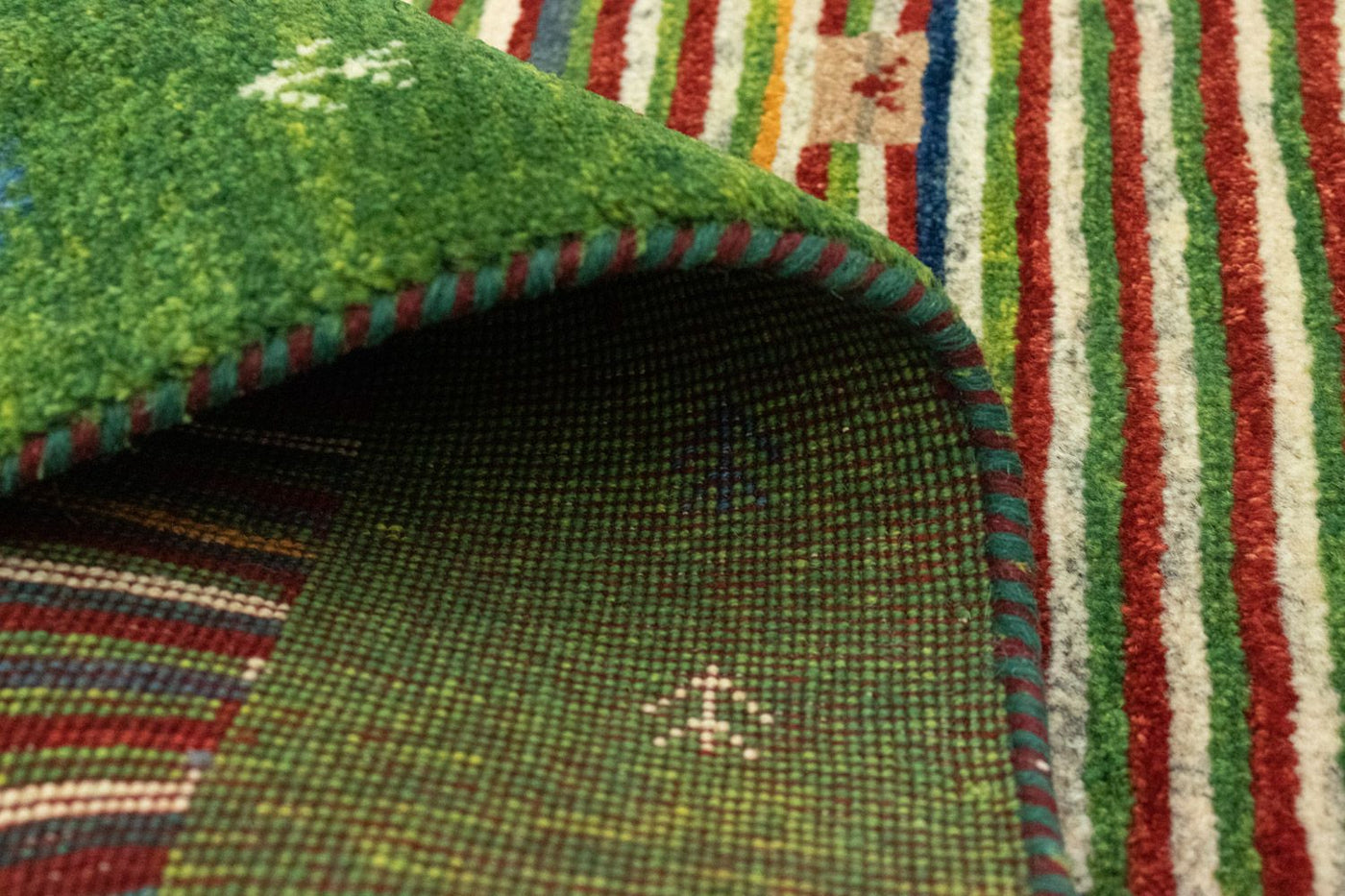 Perser Rug - Nomadic - 126 x 80 cm - multicolored