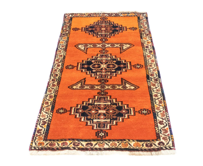 Perser Rug - Nomadic - 145 x 70 cm - orange