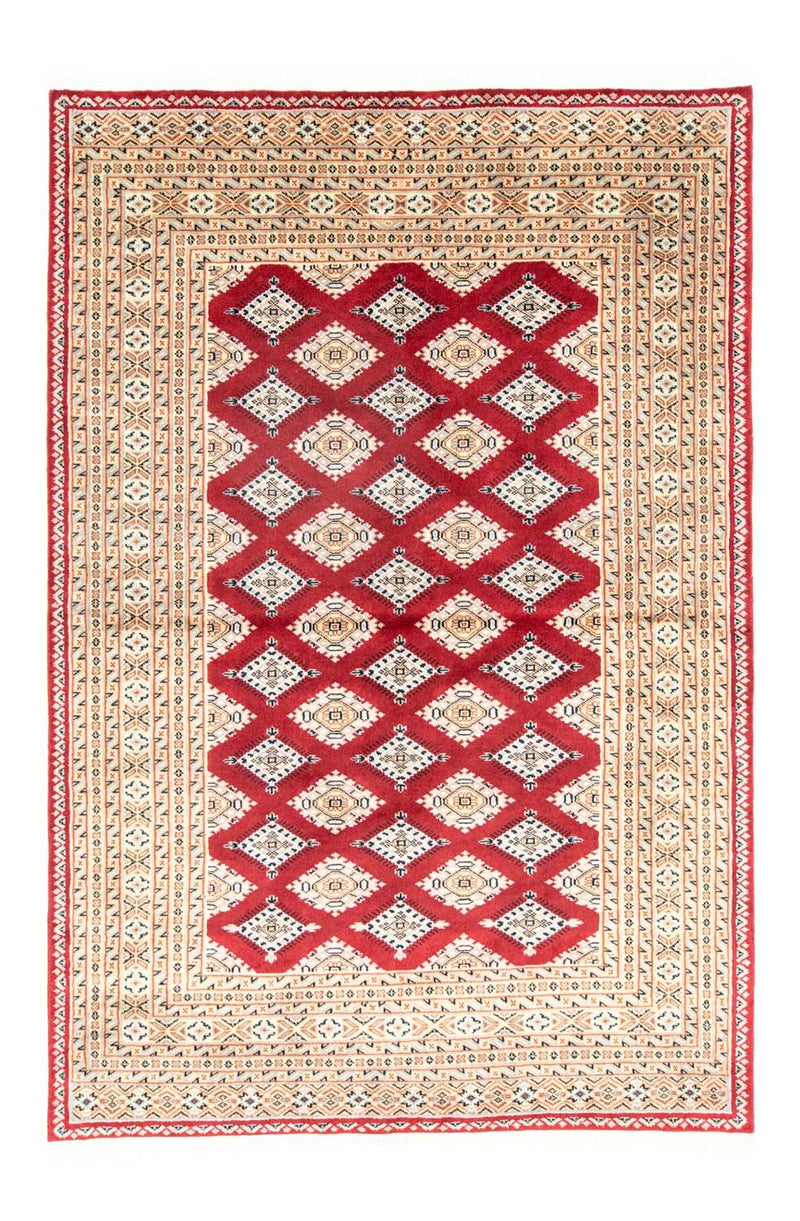Pakistani Rug - 207 x 143 cm - red