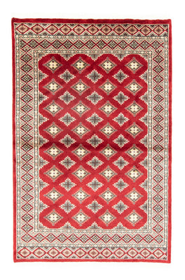 Pakistani Rug - 181 x 125 cm - red