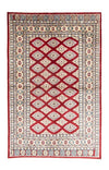 Pakistani Rug 123x180cm - Oriental Rug - Rectangle / Red / 123 x 180 cm Rectangle