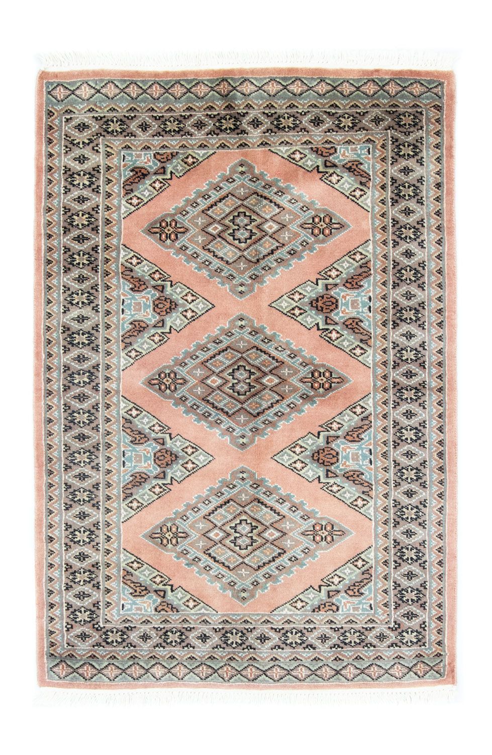Pakistani Rug - 119 x 81 cm - rose