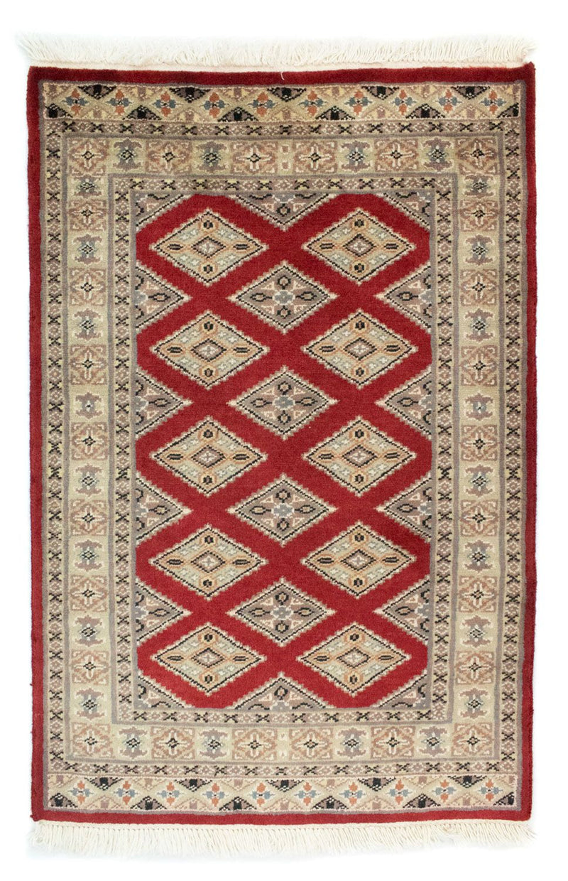 Pakistani Rug - 93 x 62 cm - red