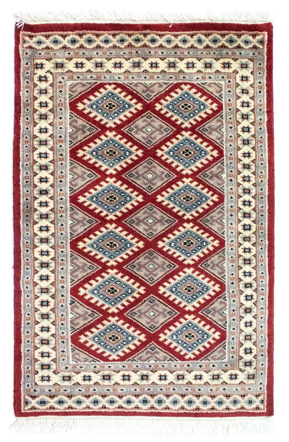 Pakistani Rug - 91 x 62 cm - red