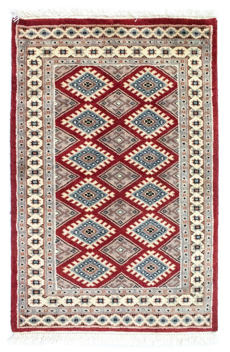 Pakistani Rug - 91 x 62 cm - red