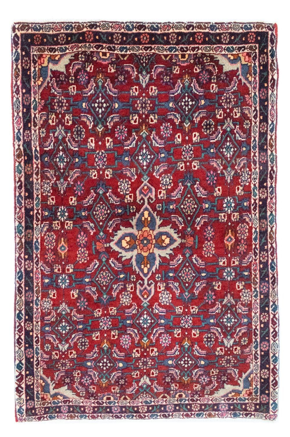 Perser Rug - Bidjar - 115 x 78 cm - red