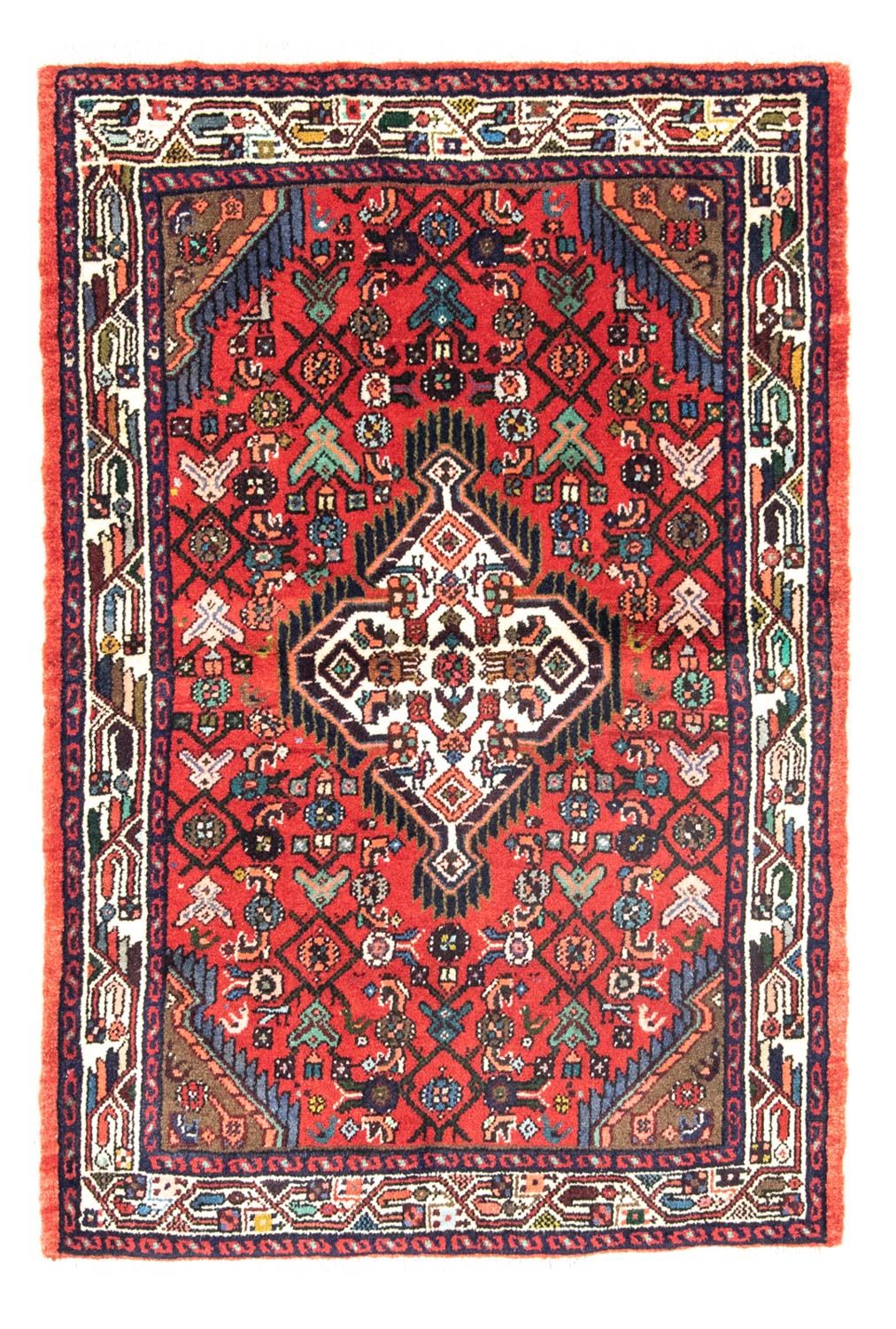 Perser Rug - Nomadic - 122 x 85 cm - red