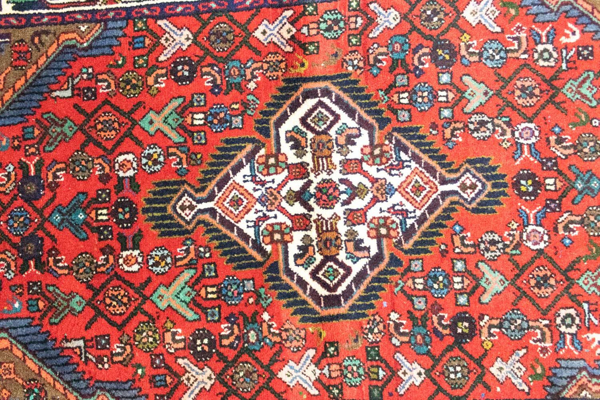 Perser Rug - Nomadic - 122 x 85 cm - red