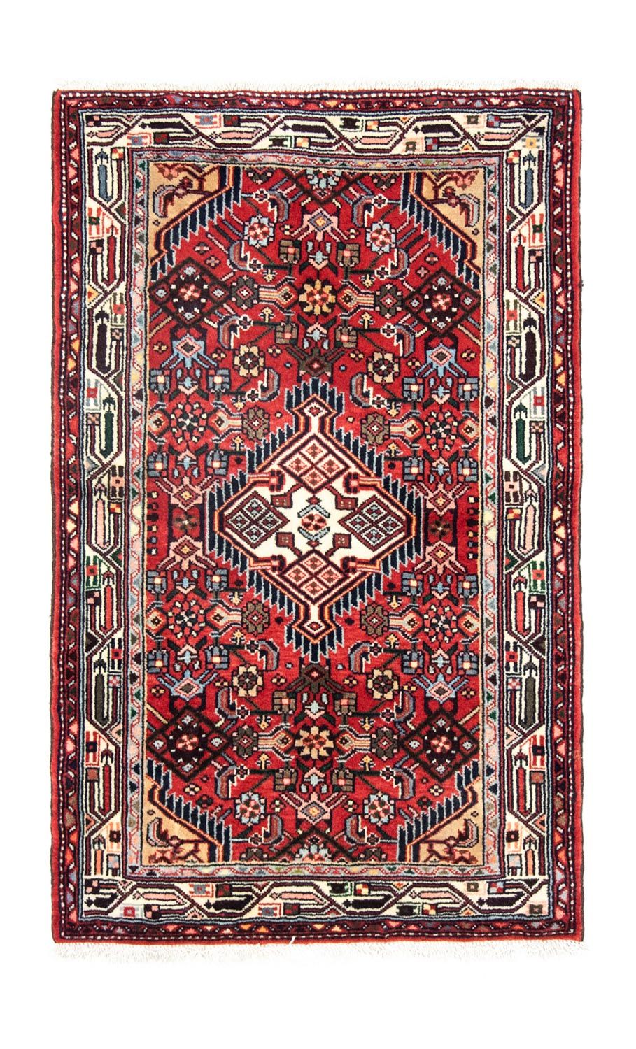 Perser Rug - Nomadic - 118 x 80 cm - red