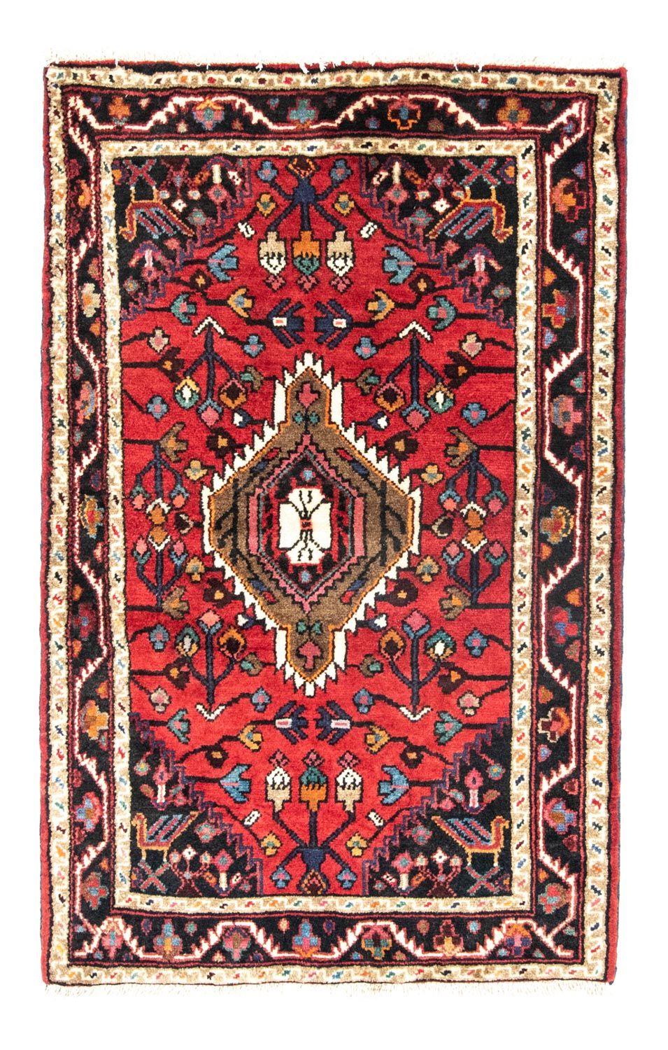 Perser Rug - Nomadic - 133 x 85 cm - red