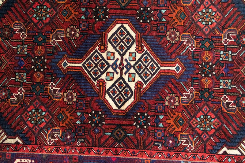 Perser Rug - Nomadic - 121 x 80 cm - blue