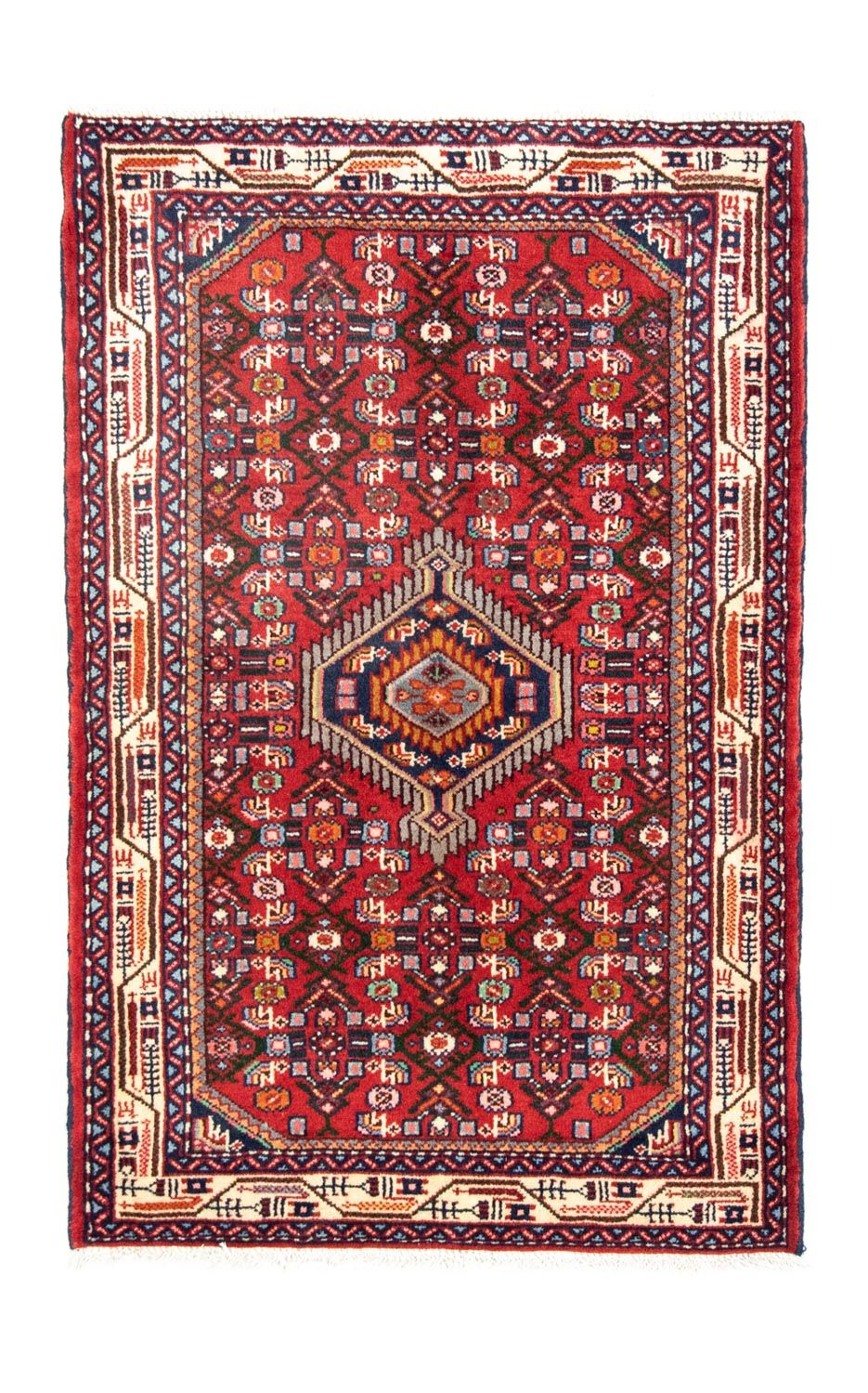 Perser Rug - Nomadic - 124 x 80 cm - red