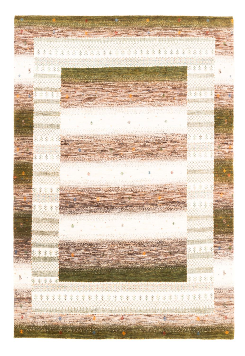 Gabbeh Rug - Loribaft Perser - 239 x 172 cm - natural