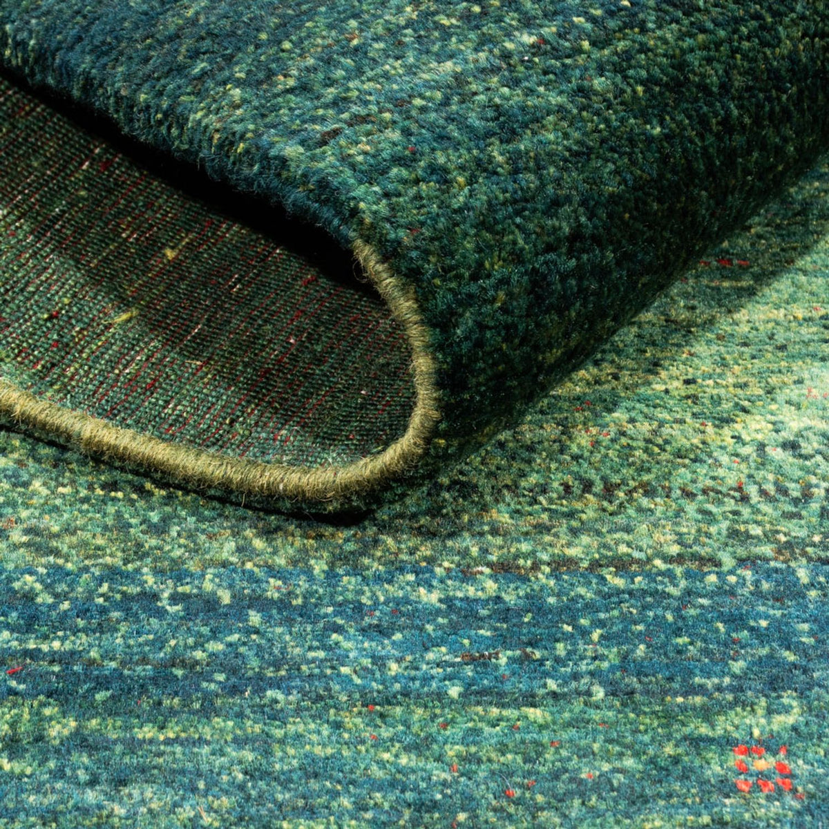 Gabbeh Rug - Loribaft Perser - 153 x 103 cm - green