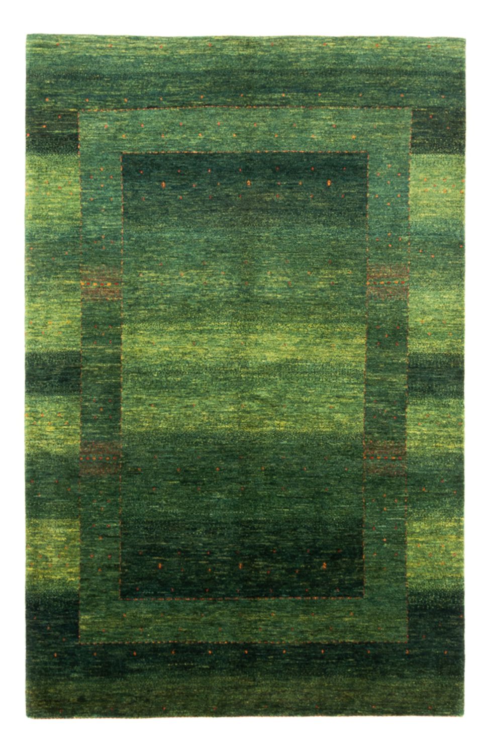 Gabbeh Rug - Loribaft Perser - 241 x 162 cm - green