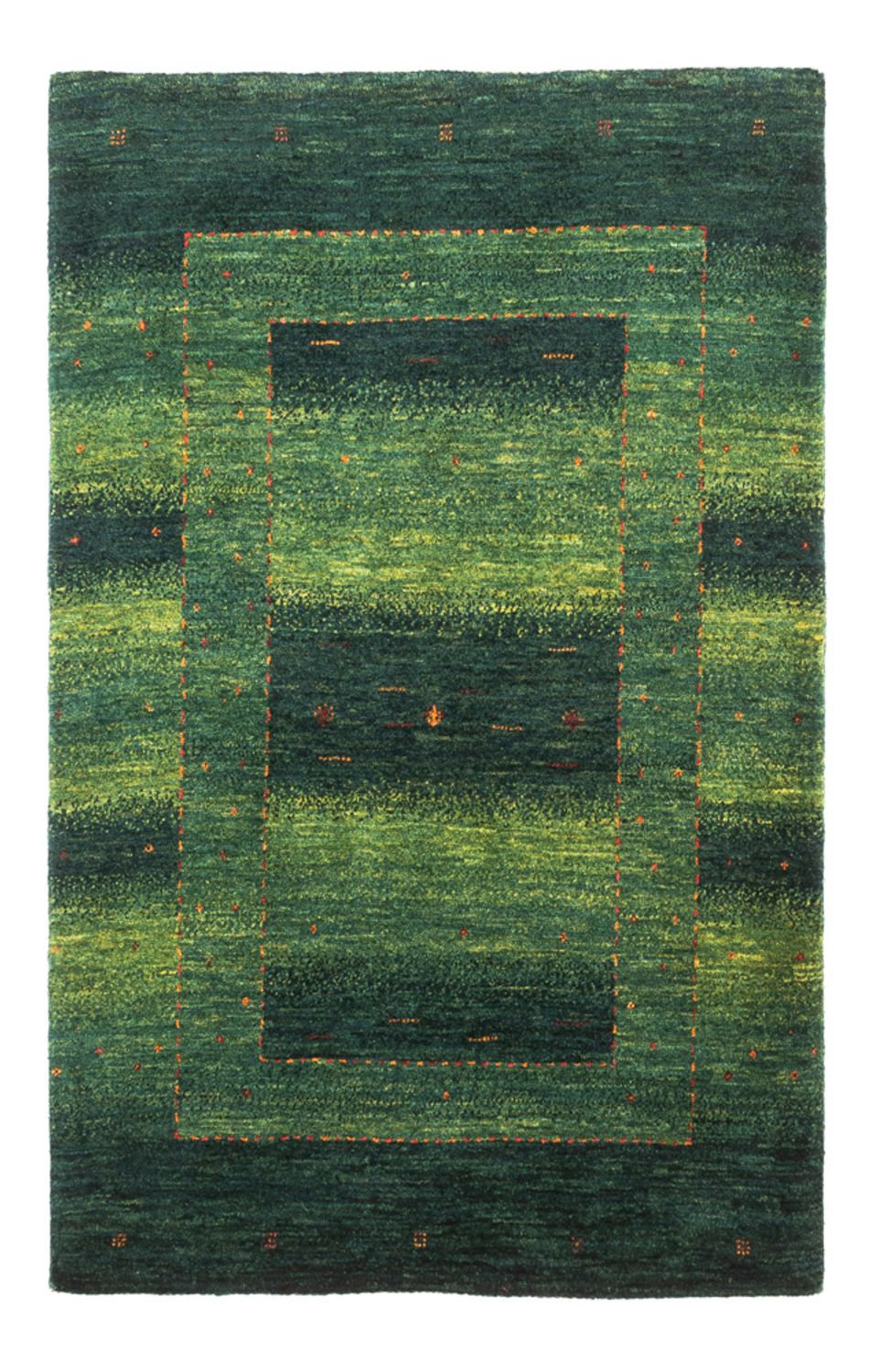 Gabbeh Rug - Loribaft Perser - 134 x 85 cm - green