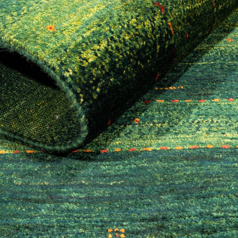 Gabbeh Rug - Loribaft Perser - 134 x 85 cm - green