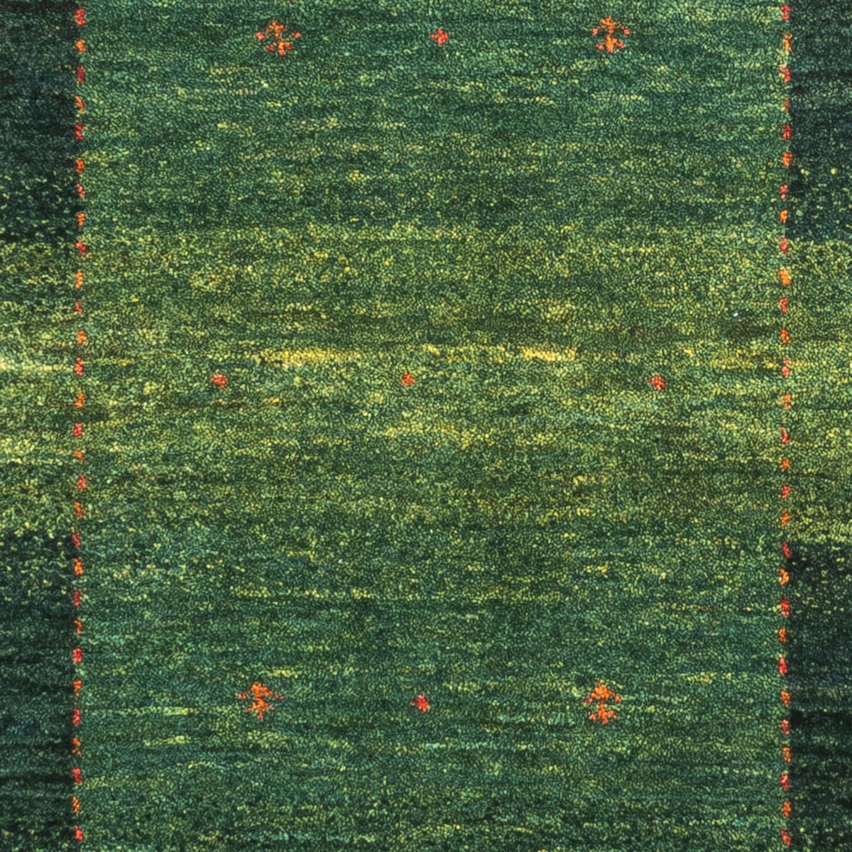 Gabbeh Rug - Loribaft Perser - 120 x 79 cm - green