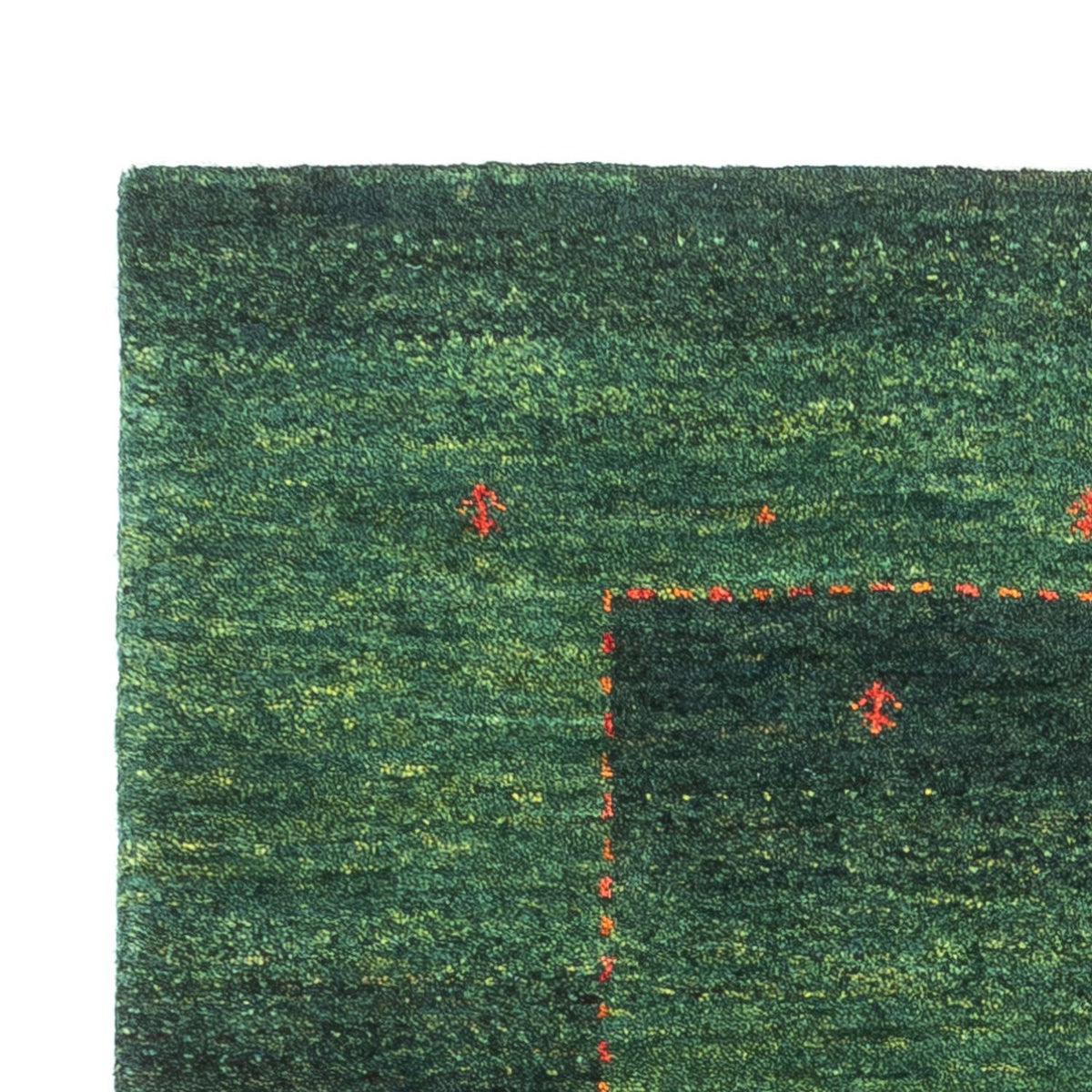 Gabbeh Rug - Loribaft Perser - 120 x 79 cm - green