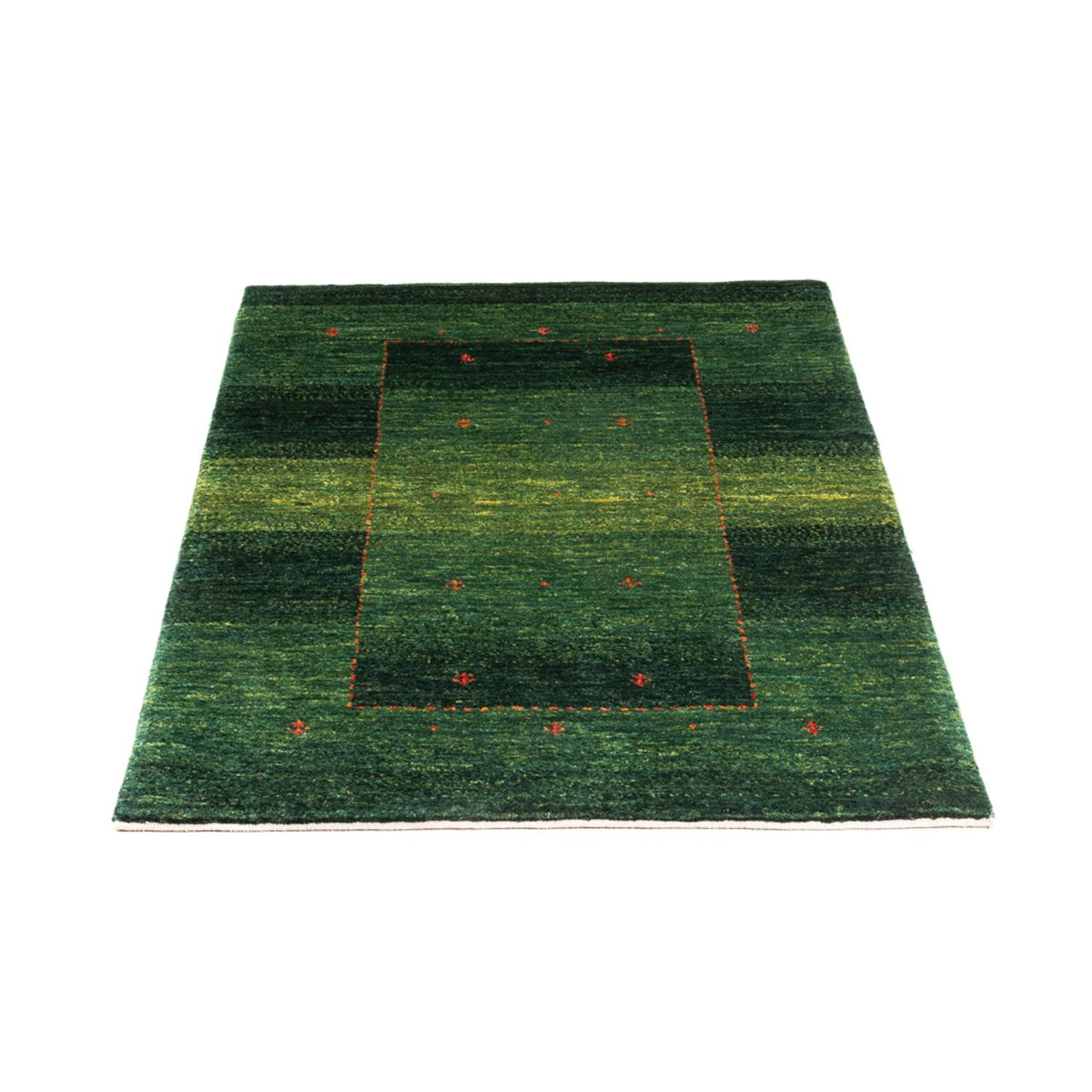 Gabbeh Rug - Loribaft Perser - 120 x 79 cm - green