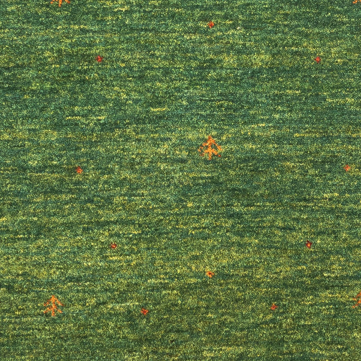 Gabbeh Rug - Loribaft Perser - 126 x 83 cm - green