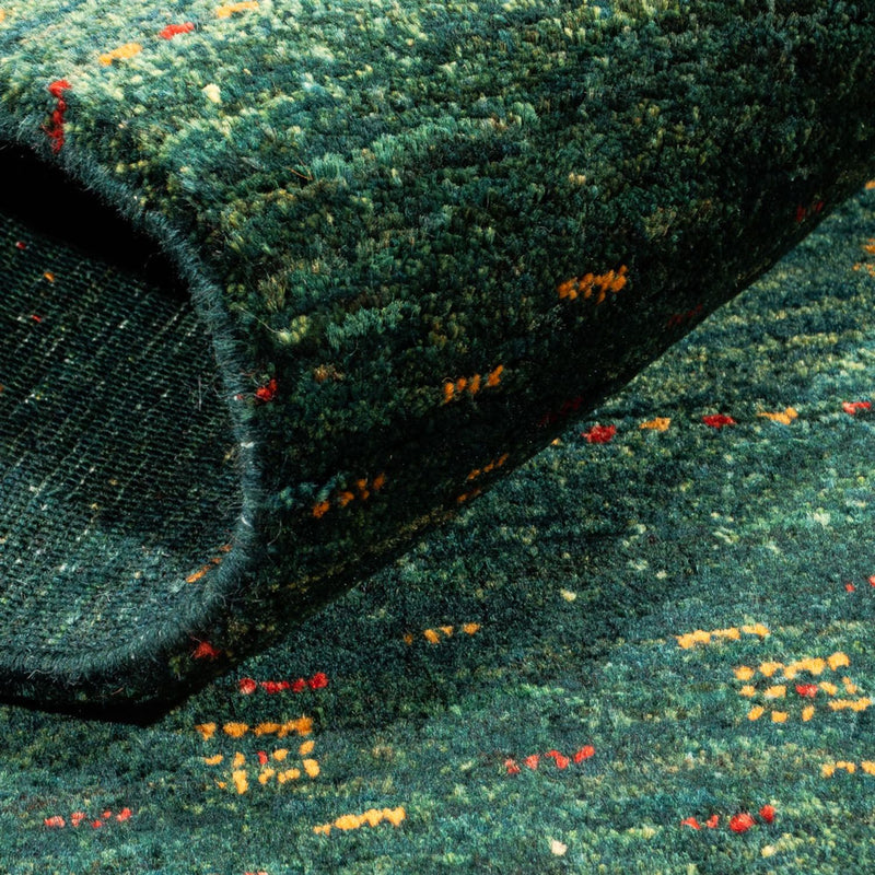 Gabbeh Rug - Loribaft Perser - 129 x 84 cm - green