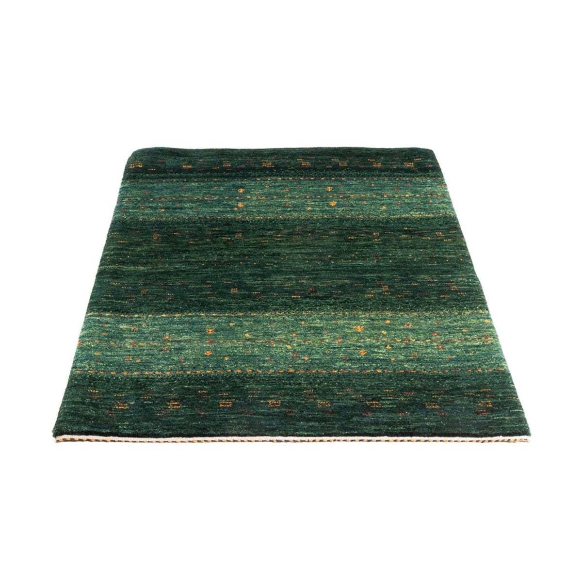 Gabbeh Rug - Loribaft Perser - 129 x 84 cm - green