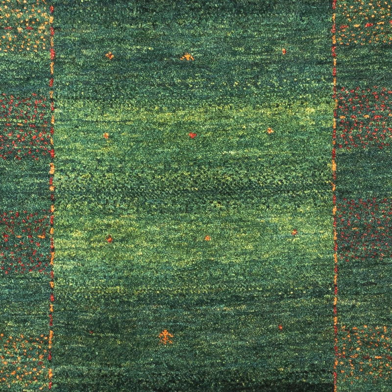 Gabbeh Rug - Loribaft Perser - 115 x 86 cm - green